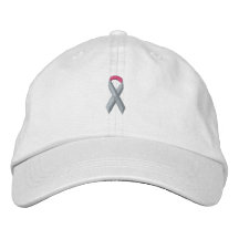 Pink Awareness Ribbon Baseball Cap