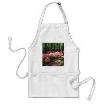 Pink Azaleas Woodland Path Apron