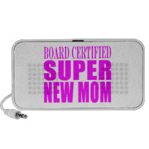 Pink Baby Showers Gifts : Super New Mum iPhone Speaker