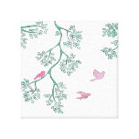 Pink Birds canvas prints