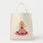 Pink & Black Gown Princess 4 Tote Bag