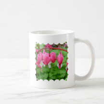 Pink Bleeding Heart Mugs