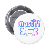 Pink & Blue Mastiff buttons