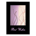 Pink branches- greetings card