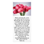 Pink Calla Lilies Rack Card Design