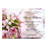 Pink Cherry Blossom Bridal Shower Announcement