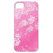 Pink Cherry Blossom iPhone 5 Case