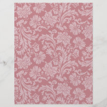 Pink Chintz Pattern Card Stock DIY Scrapbooking Personalized Flyer
