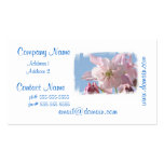 Pink Columbine Flowers Business Cards