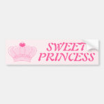 Pink Crown Bumper Sticker