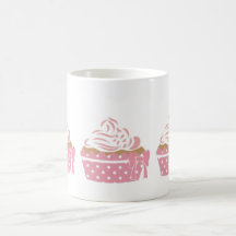 Pink Cupcake Birthday Coffee Mugs