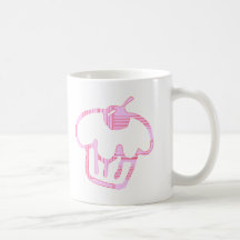 pink cupcake coffee mugs