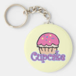 Pink Cupcake Keychain