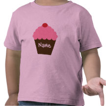 Pink Cupcake Love T Shirts