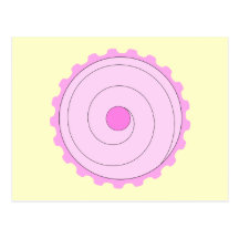 Pink Cupcake. Post Cards
