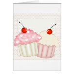 Pink Cupcakes Greeting Card