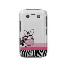 Pink Cute Zebra Blackberry Phone Case Blackberry Bold Case