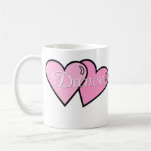 Pink Dance Hearts Mug