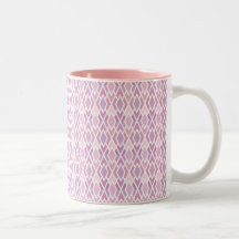 Pink diamonds mugs