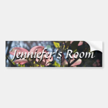 Pink Dogwood Blossoms Bumper Sticker
