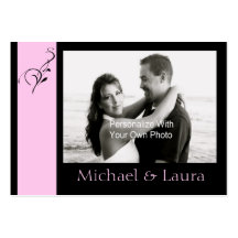 Pink Elegance Mini Save The Date Card Business Card Template