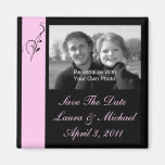Pink Elegance Wedding Magnets