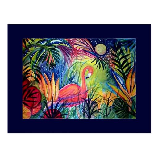 Pink Flamingo Post Card