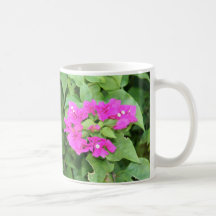 Pink Flower Cluster Mug