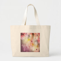 Pink Flowers Bags