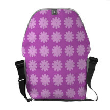 Pink Flowers Commuter Bags