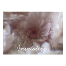 Pink Flowers Invitation