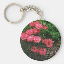 Pink Flowers Keychains