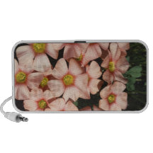 Pink Flowers Wood Sorrel, Oxalis Travelling Speaker