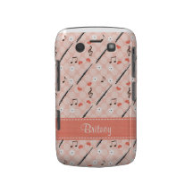Pink Flute Blackberry Bold Case Cover