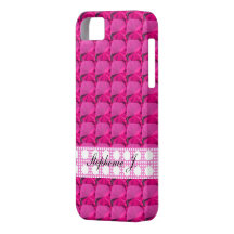 pink gem stones iPhone 5 cover