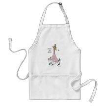 Pink Giraffe Aprons