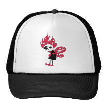 Pink Gothic Xmas Fairy Mesh Hats