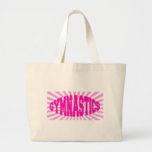 Pink Gymnastics Canvas Bag