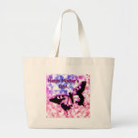 Pink Happy Mother's Day Design Canvas Bag