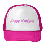pink happy new year hats