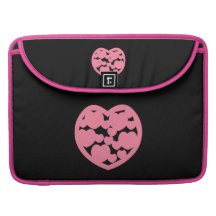 Pink Heart MacBook Pro Sleeves