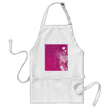 Pink Hearts Apron