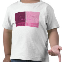 pink-hearts Live Love Shirt