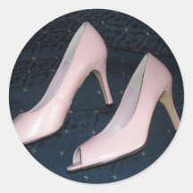 Pink High Heel Pumps/shoes Stickers