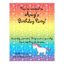 Pink horse birthday invitation
