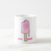 Pink Ice cream, yum,    yum! Coffee Mugs