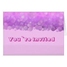 pink invitation karte