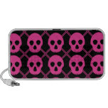 Pink Johnny Skull Portable Speakers
