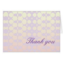 Pink Lacy Thank You Card