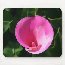 Pink lily mouse pads